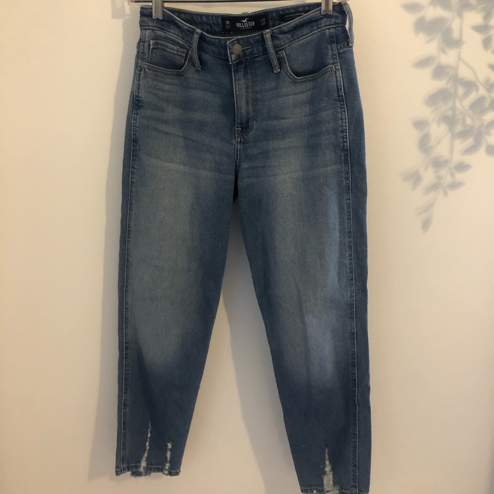 Hollister high-rise mom jeans